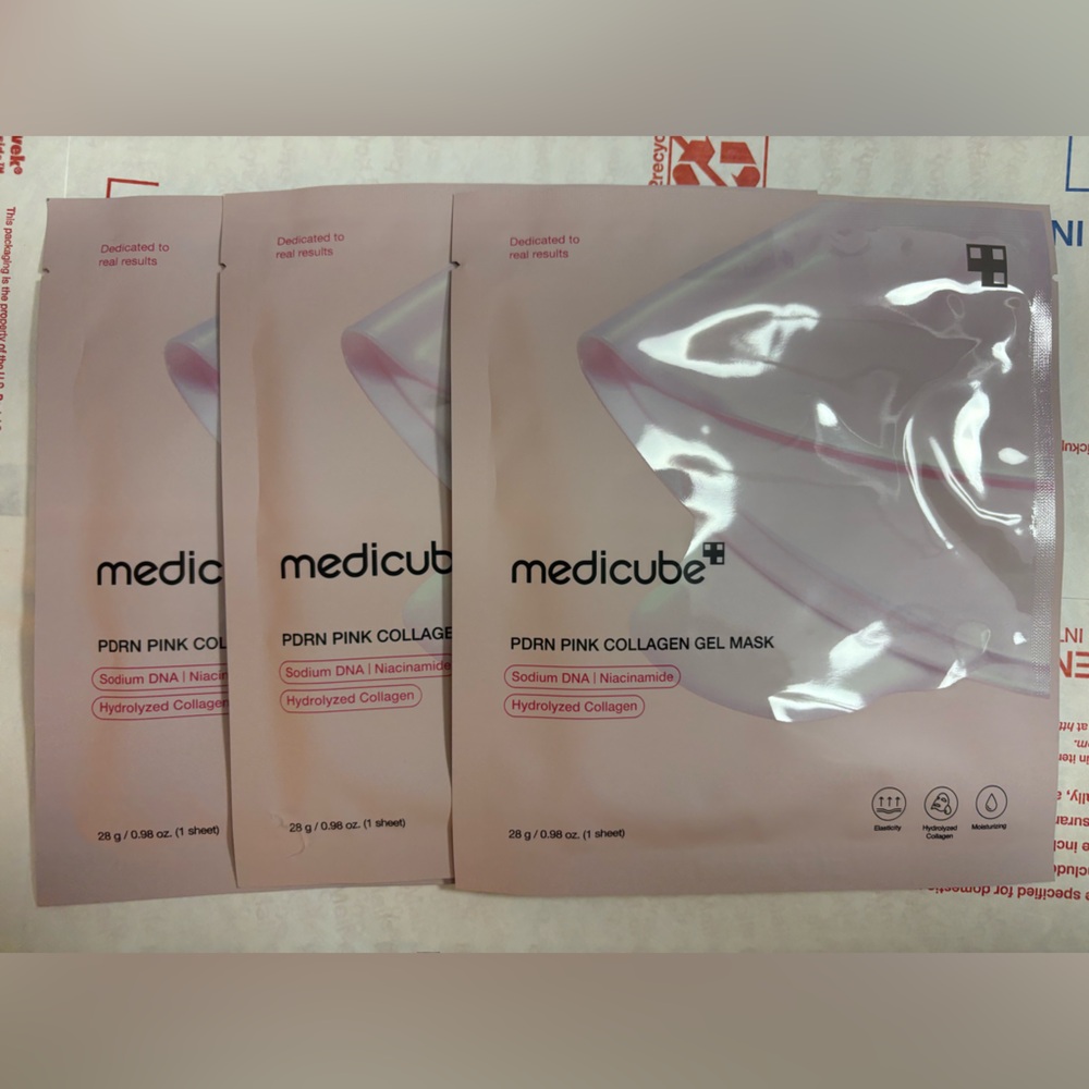 Medicube PDRN Pink Collagen Gel Mask (3 Pack)